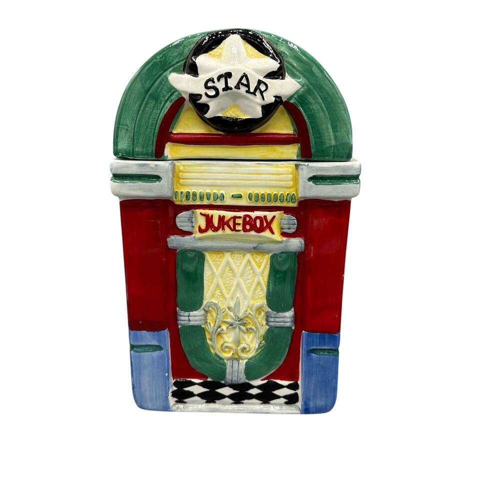 Vintage  Juke Box 1950s Cookie Jar